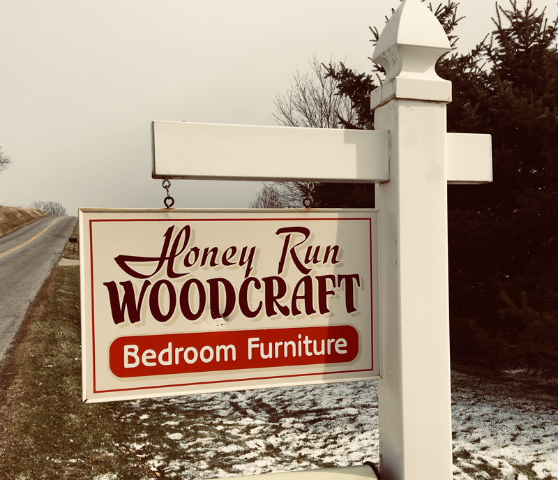 Honey Run Woodcraft Sign